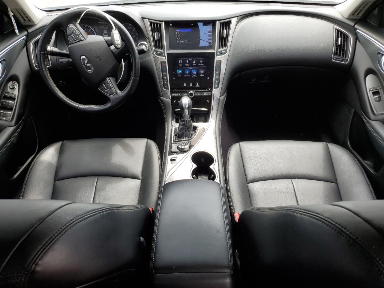 2015 Infiniti Q50 Base Black vin: JN1BV7AR7FM401050