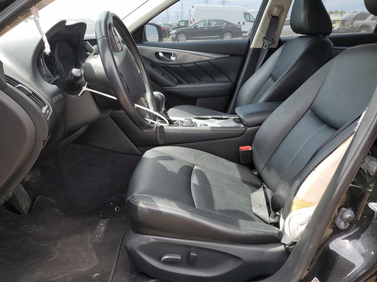 2015 Infiniti Q50 Base Black vin: JN1BV7AR7FM401050