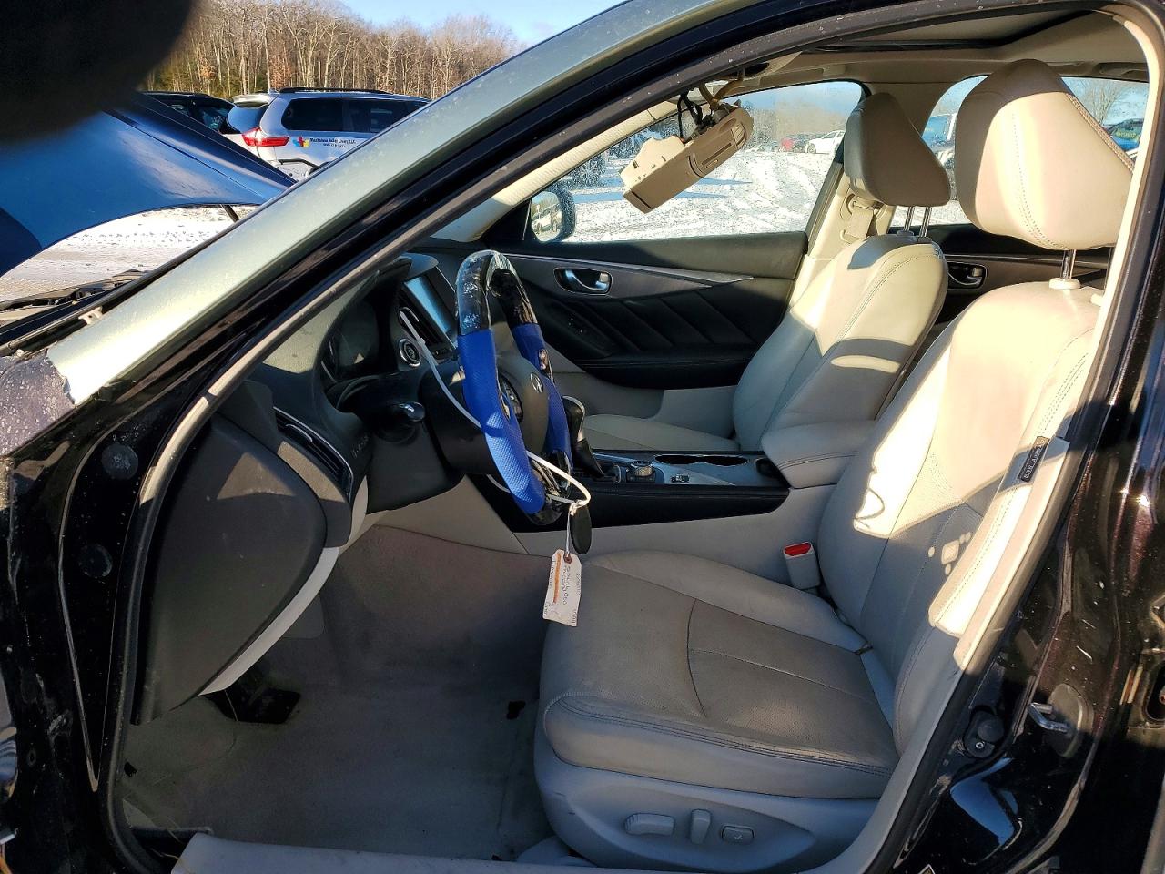 2015 Infiniti Q50 Base Зеленый vin: JN1BV7AR7FM401243