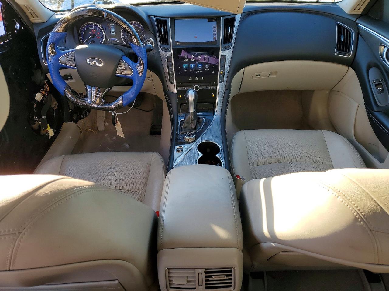 2015 Infiniti Q50 Base Зеленый vin: JN1BV7AR7FM401243