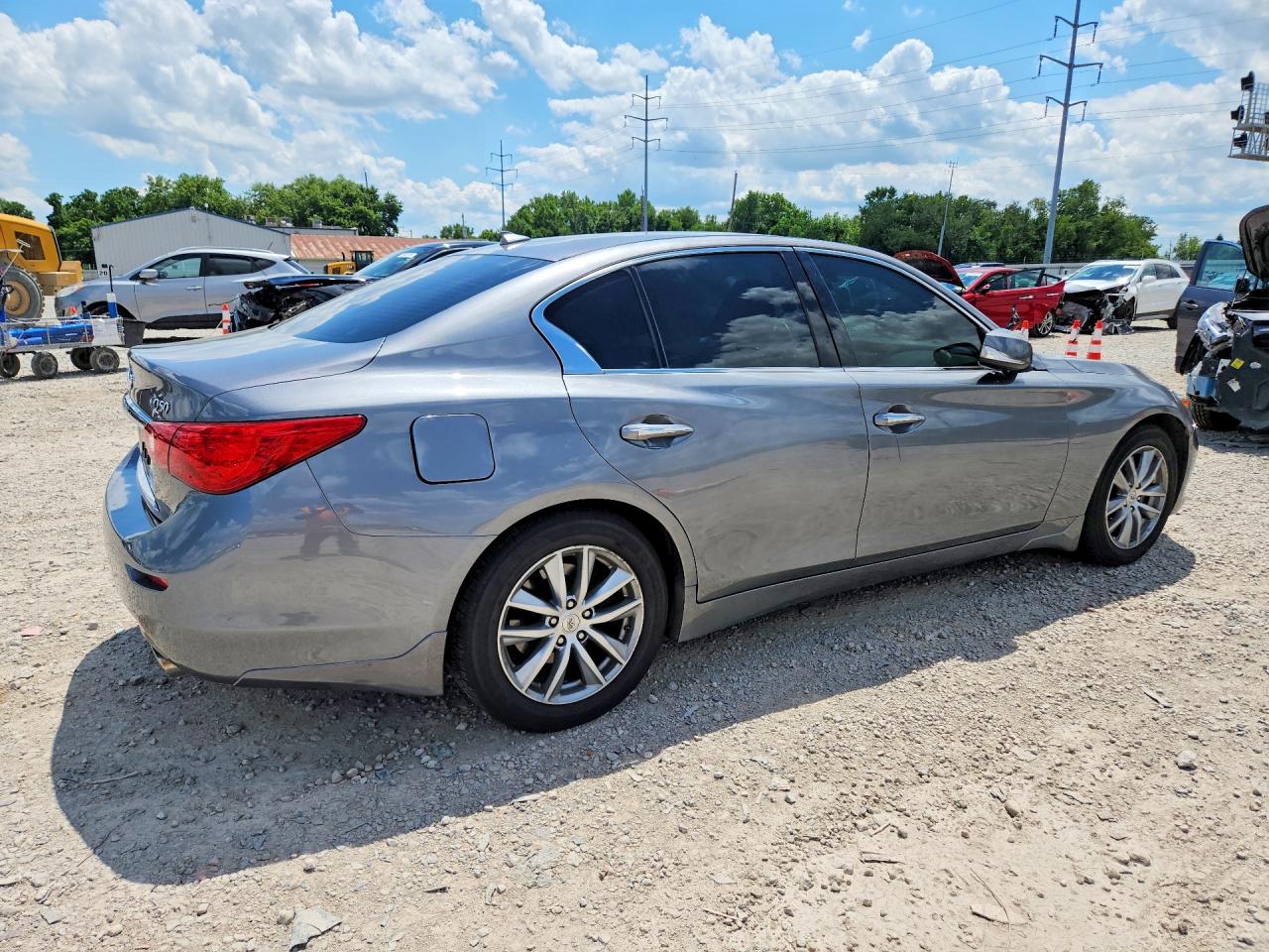 2015 Infiniti Q50 Premium Gray vin: JN1BV7AR7FM408533