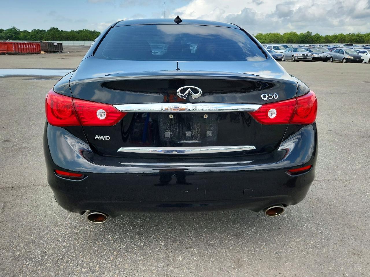 2015 Infiniti Q50 Premium Black vin: JN1BV7AR7FM411304