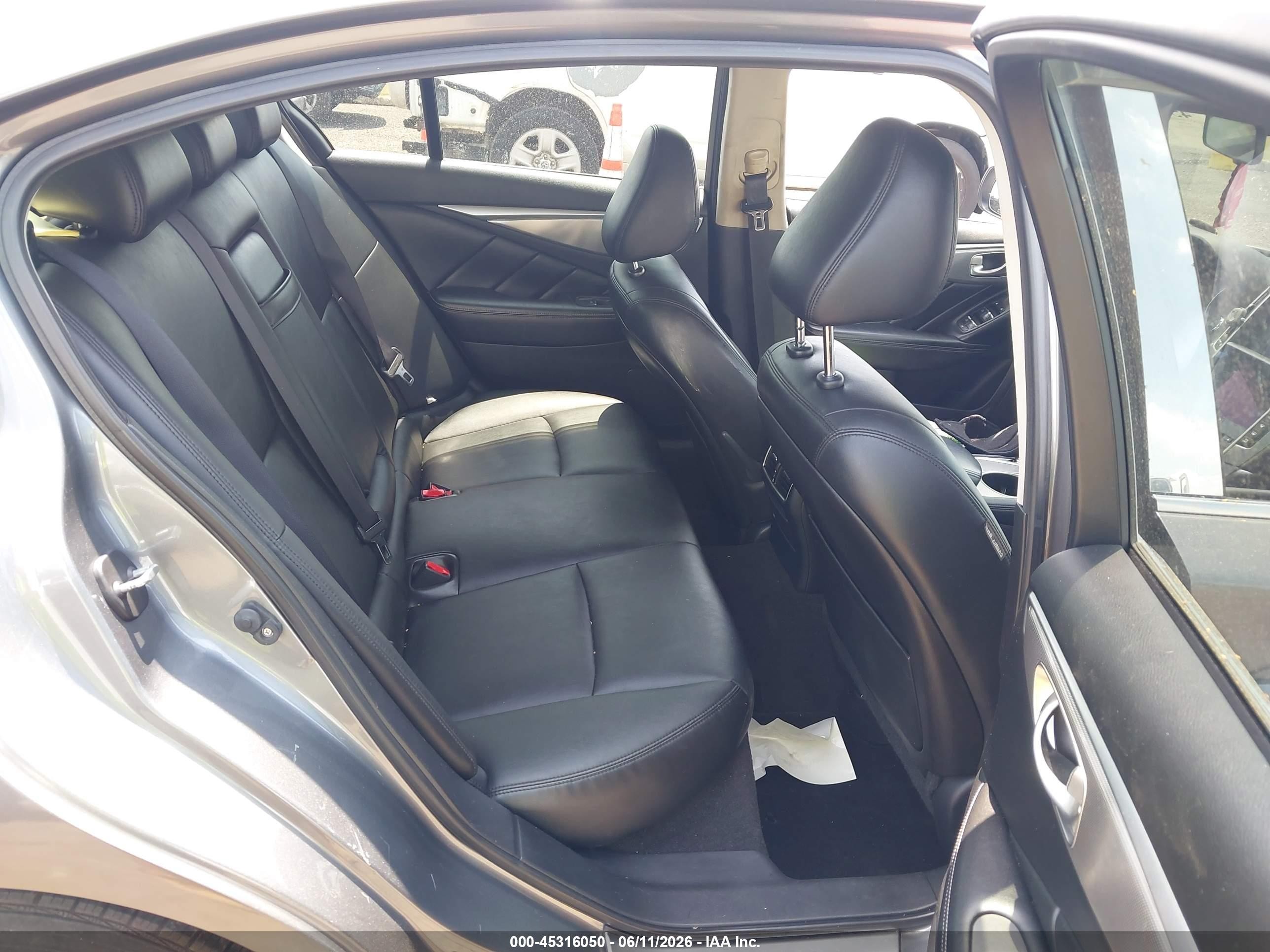 2015 Infiniti Q50   Gray vin: JN1BV7AR7FM412663