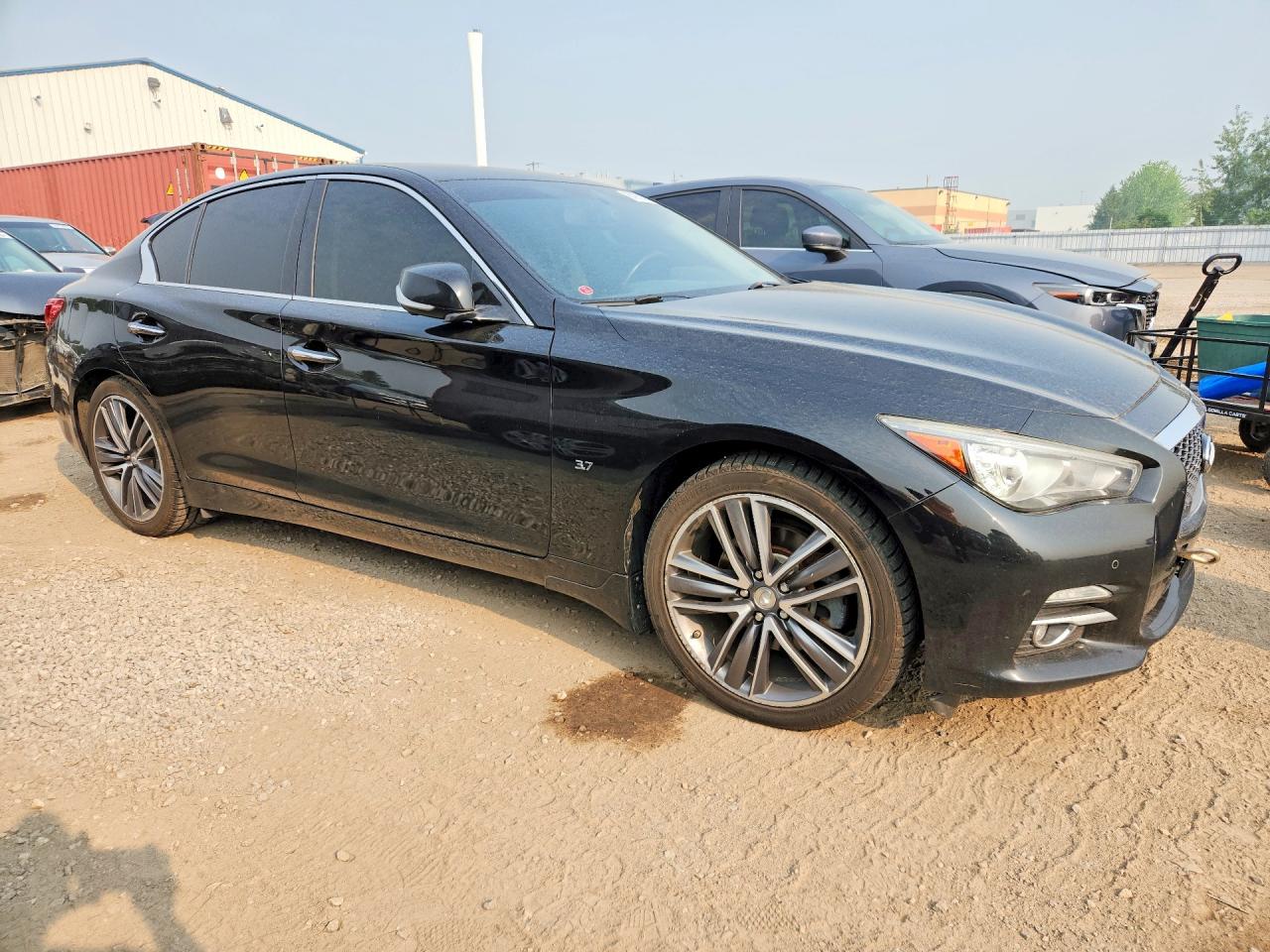 2015 Infiniti Q50 Base Черный vin: JN1BV7AR7FM412792