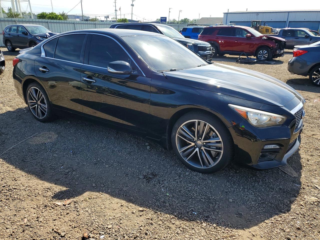 2015 Infiniti Q50 Sport Black vin: JN1BV7AR7FM414722
