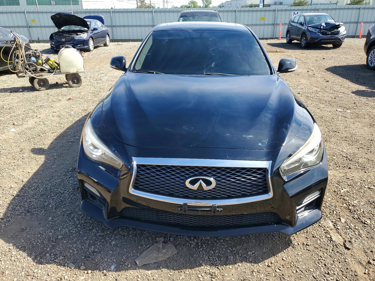 2015 Infiniti Q50 Sport Black vin: JN1BV7AR7FM414722