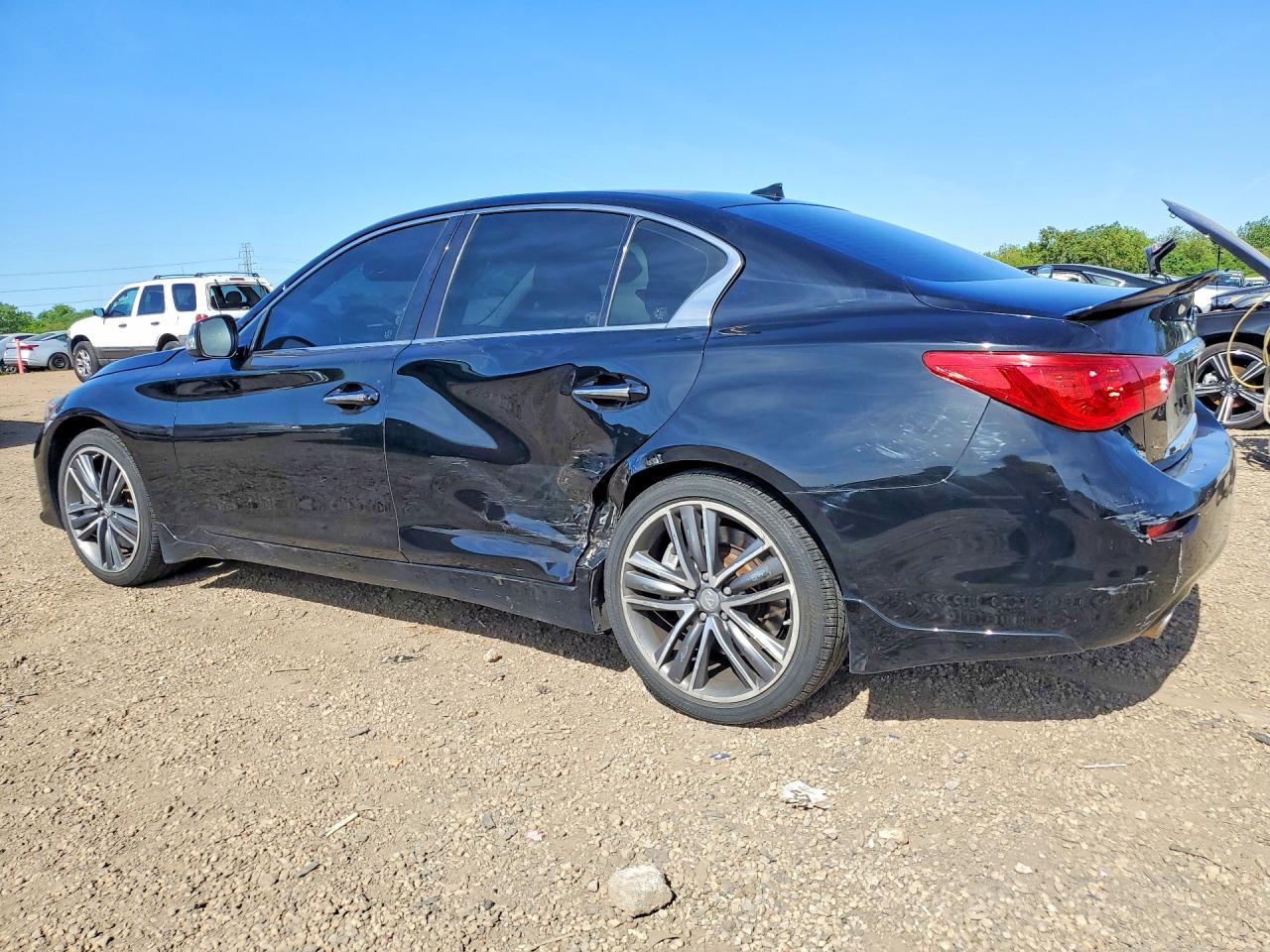 2015 Infiniti Q50 Sport Black vin: JN1BV7AR7FM414722