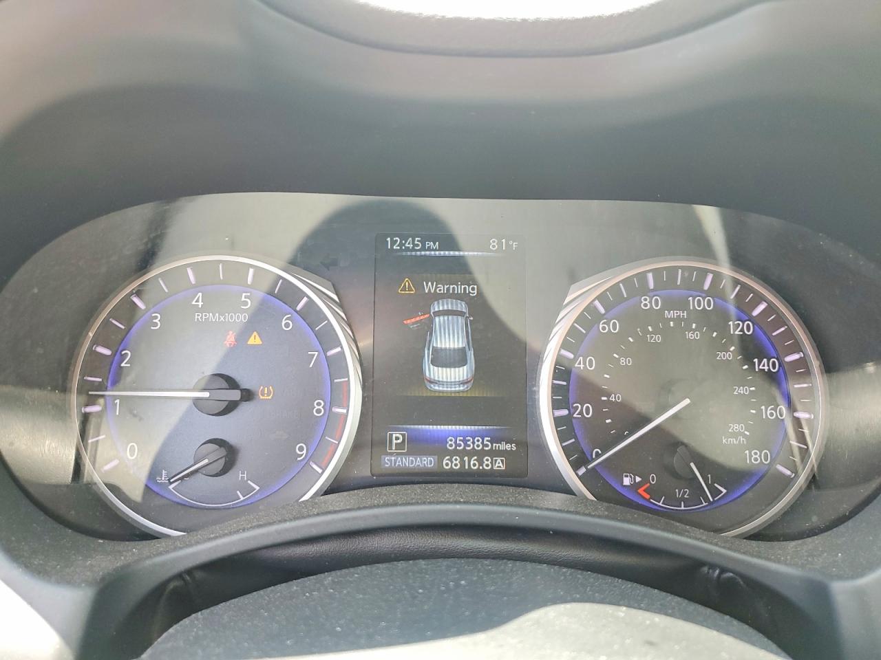 2015 Infiniti Q50 Premium White vin: JN1BV7AR7FM423260