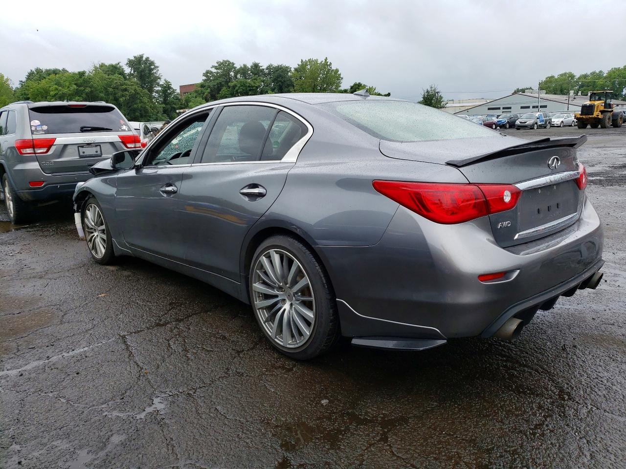 2015 Infiniti Q50 Base Gray vin: JN1BV7AR7FM423761