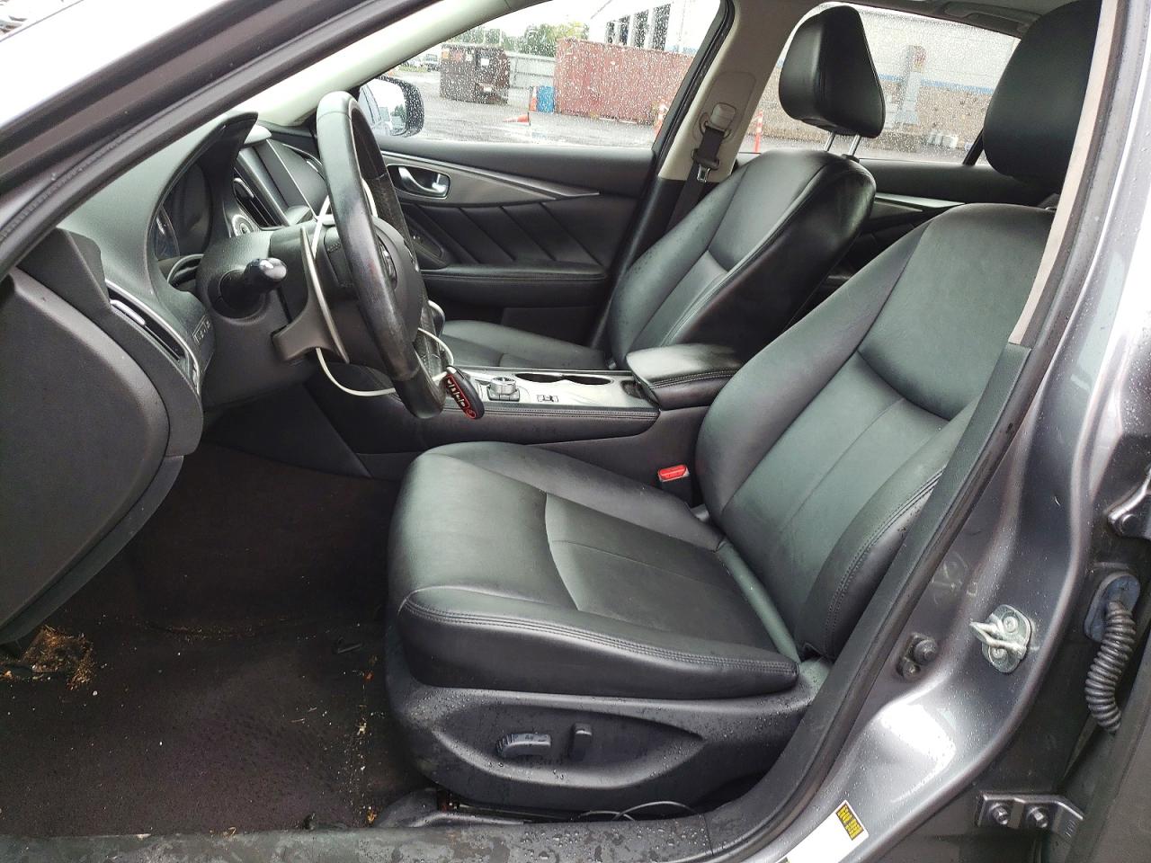 2015 Infiniti Q50 Base Gray vin: JN1BV7AR7FM423761