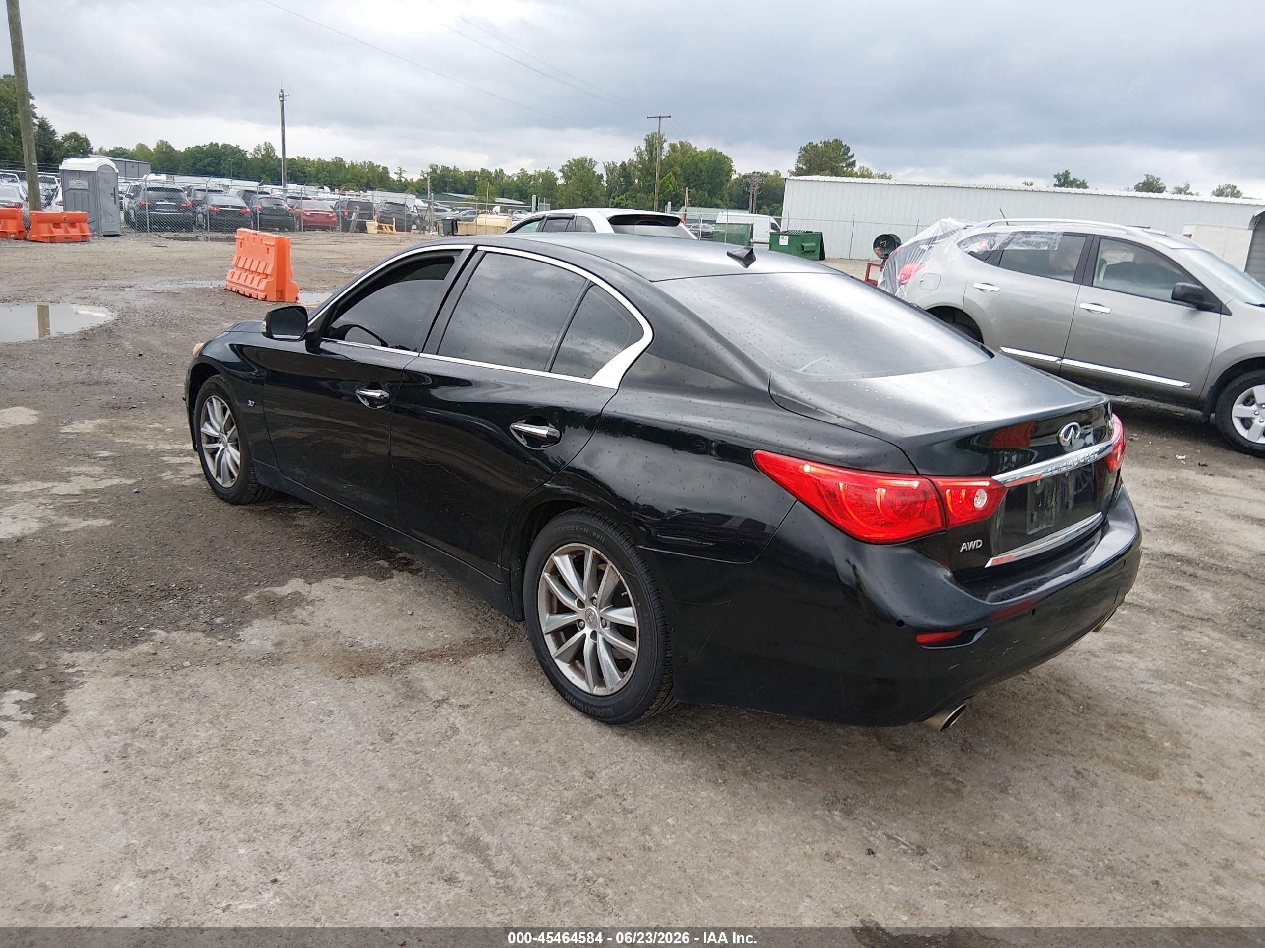 2014 Infiniti Q50 Premium Black vin: JN1BV7AR8EM681799