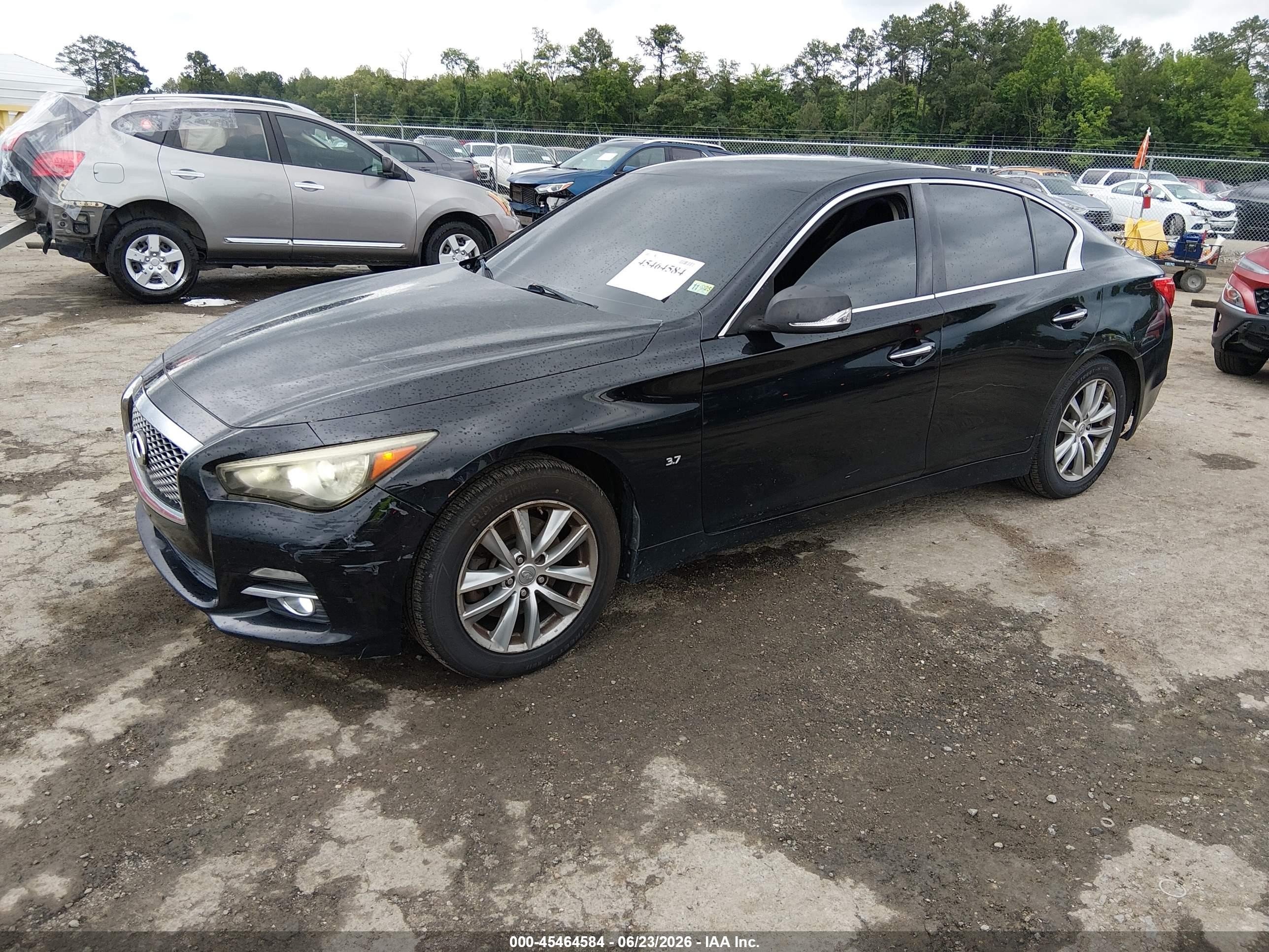2014 Infiniti Q50 Premium Black vin: JN1BV7AR8EM681799