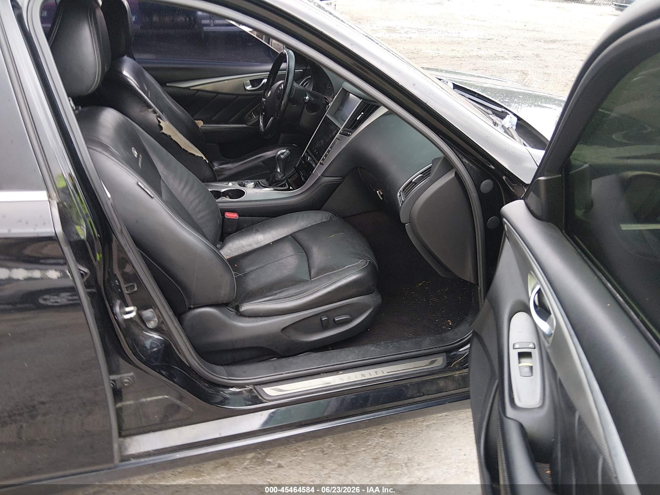 2014 Infiniti Q50 Premium Black vin: JN1BV7AR8EM681799