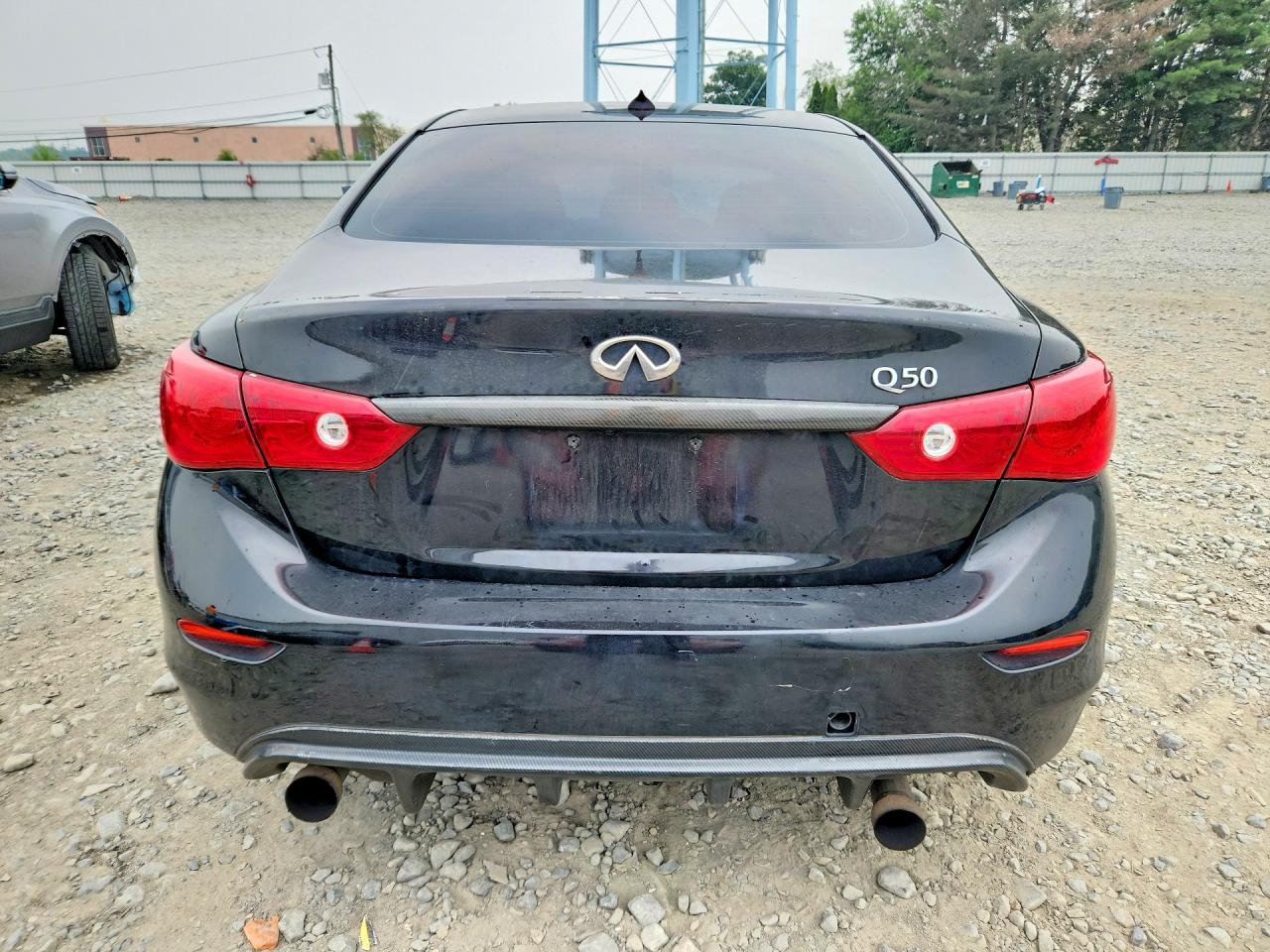 2014 Infiniti Q50 Base Black vin: JN1BV7AR8EM683777