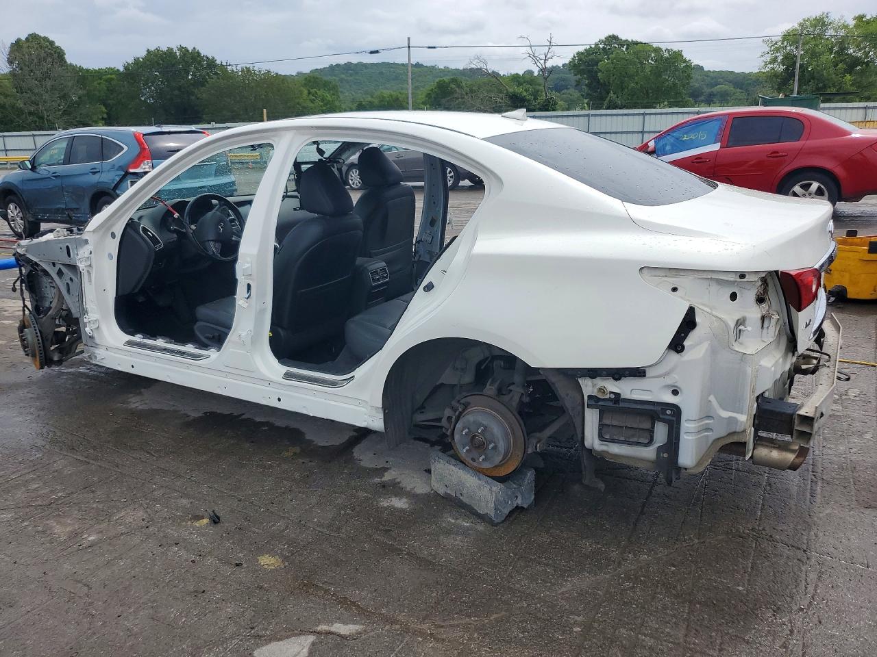 2014 Infiniti Q50 Base White vin: JN1BV7AR8EM687084