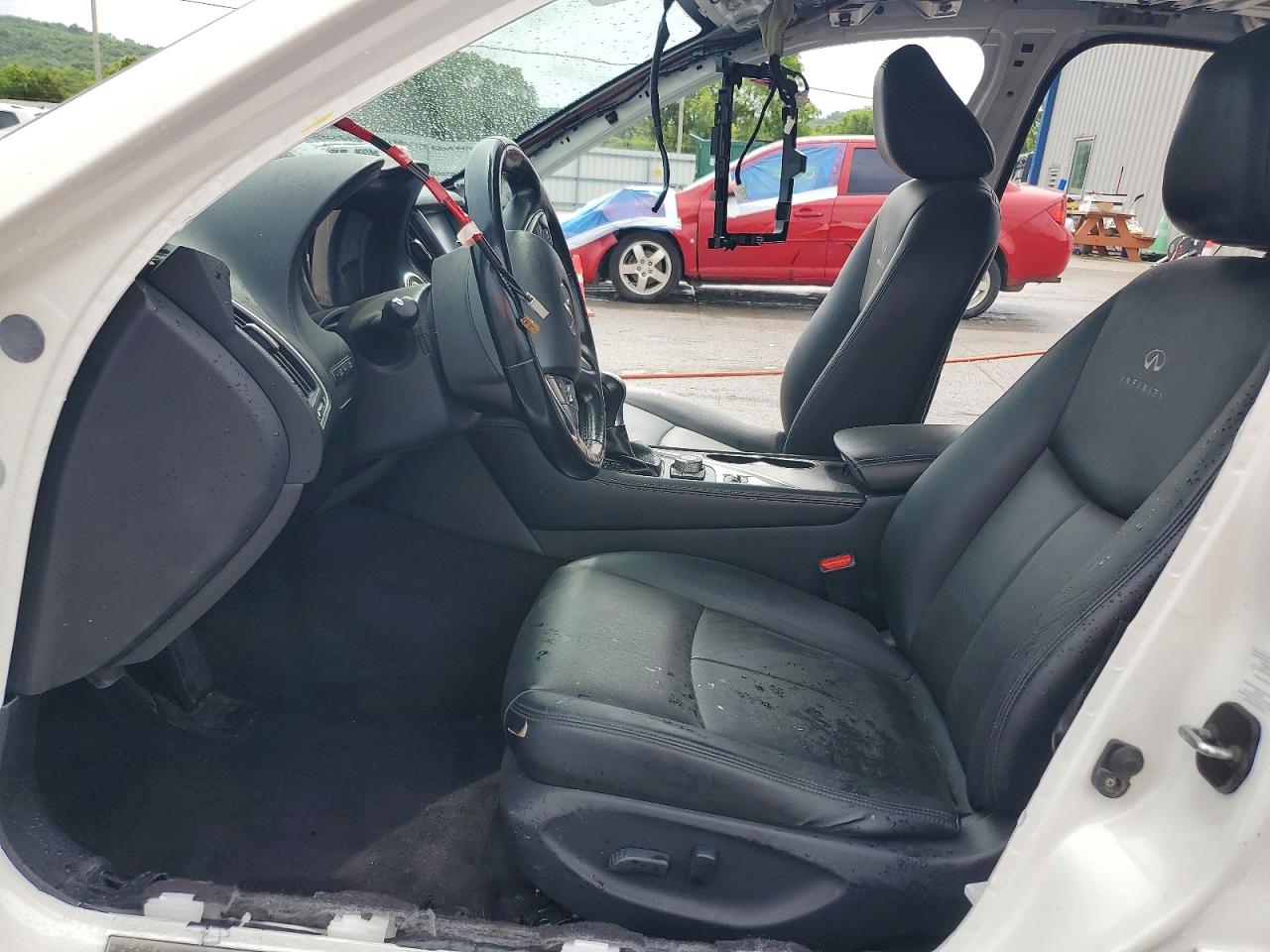 2014 Infiniti Q50 Base White vin: JN1BV7AR8EM687084