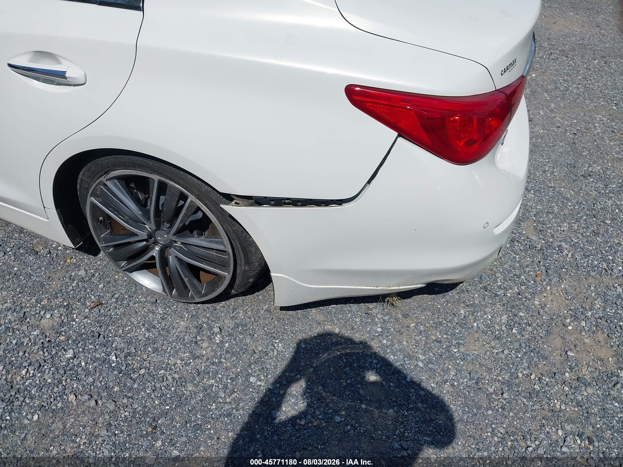 2014 Infiniti Q50 Sport Белый vin: JN1BV7AR8EM688090