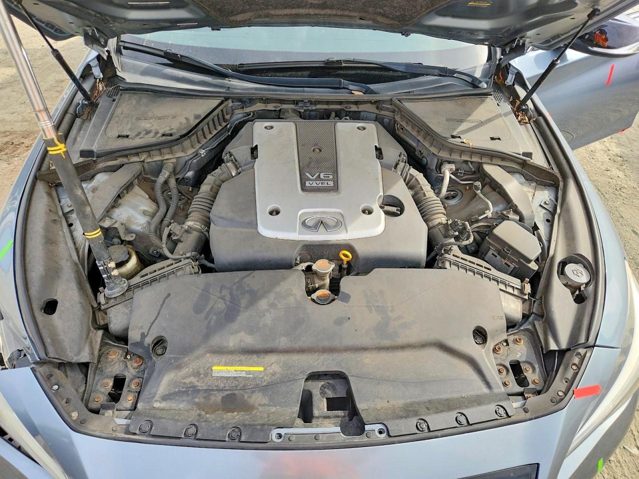 2014 Infiniti Q50 Premium Gray vin: JN1BV7AR8EM690924