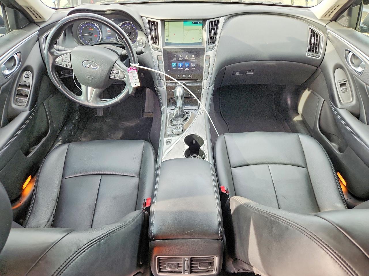 2014 Infiniti Q50 Premium Gray vin: JN1BV7AR8EM690924