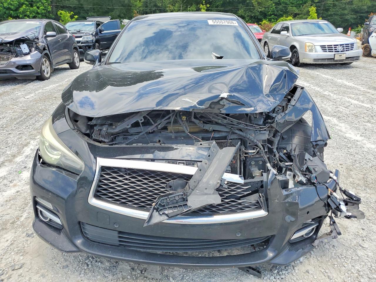 2014 Infiniti Q50 Premium Black vin: JN1BV7AR8EM693631