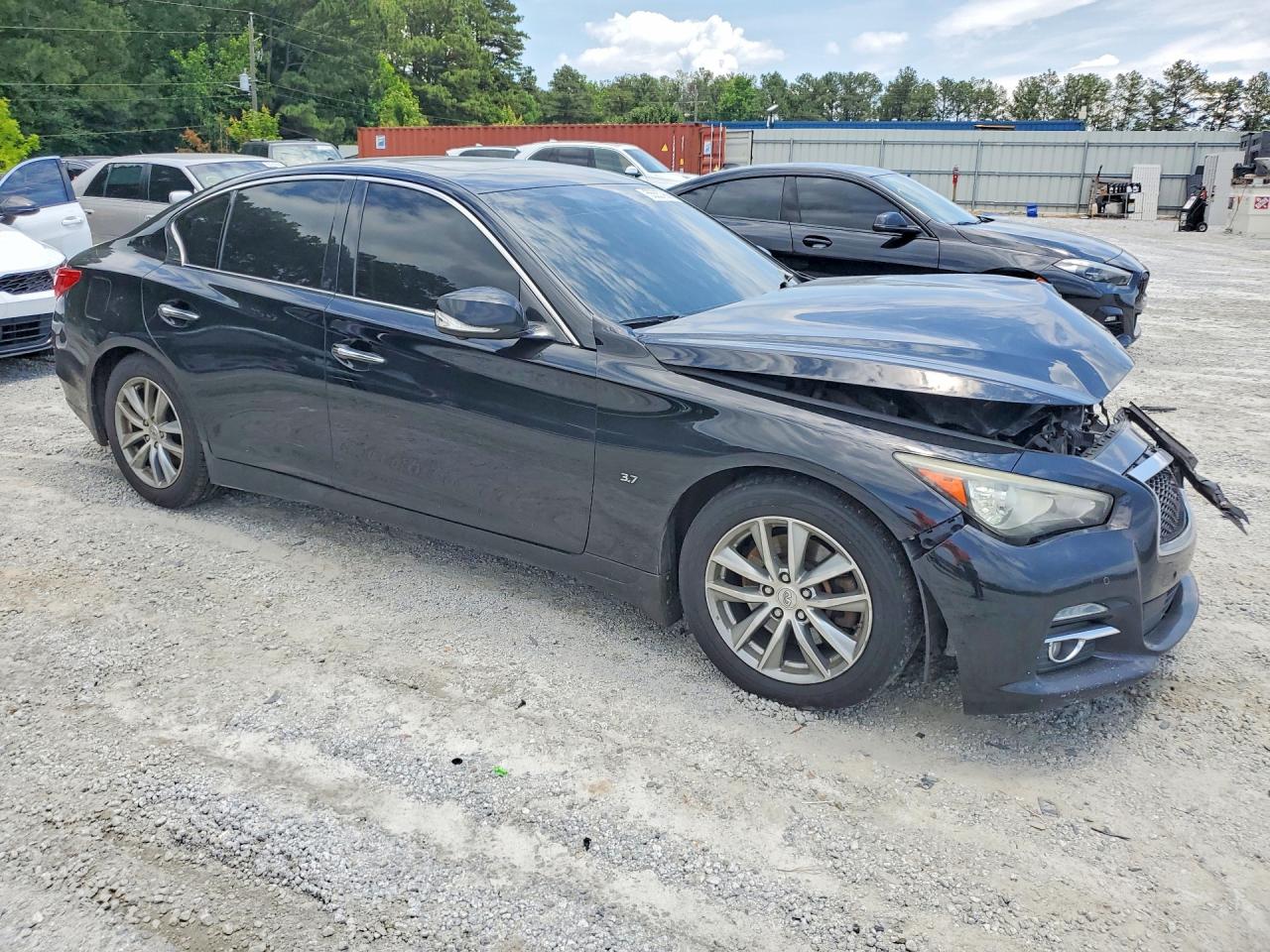 2014 Infiniti Q50 Premium Black vin: JN1BV7AR8EM693631