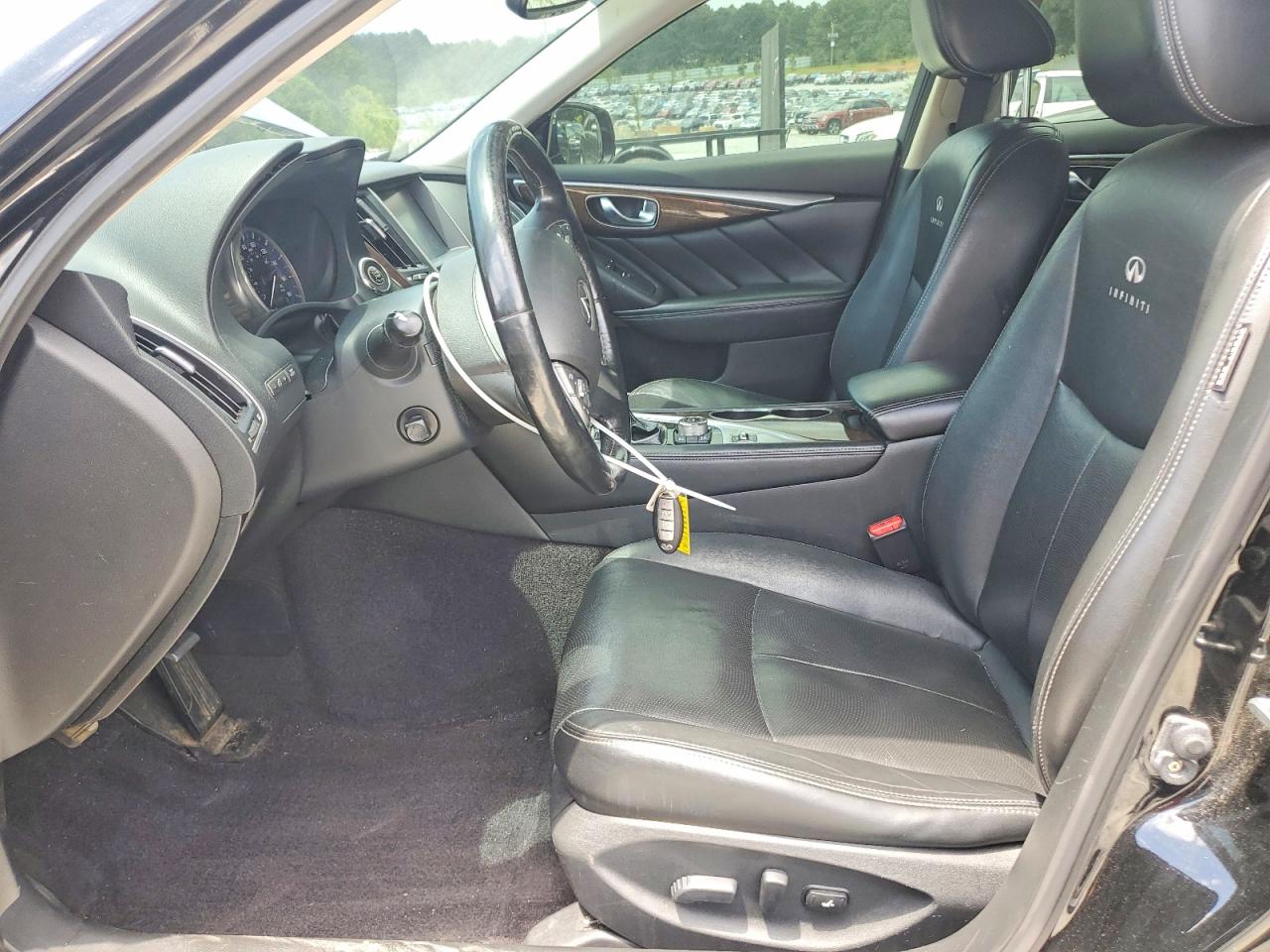 2014 Infiniti Q50 Premium Black vin: JN1BV7AR8EM693631