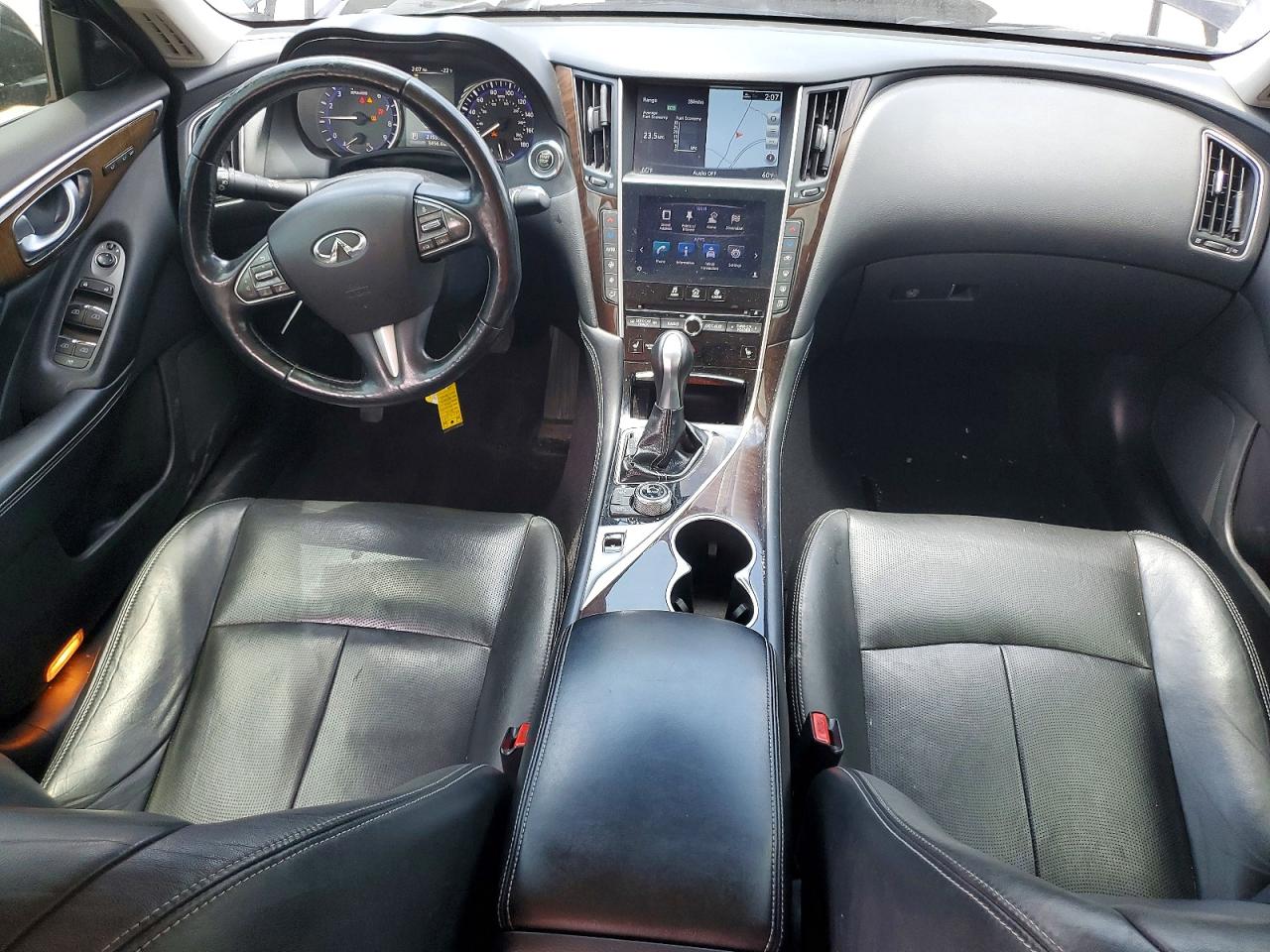 2014 Infiniti Q50 Premium Black vin: JN1BV7AR8EM693631