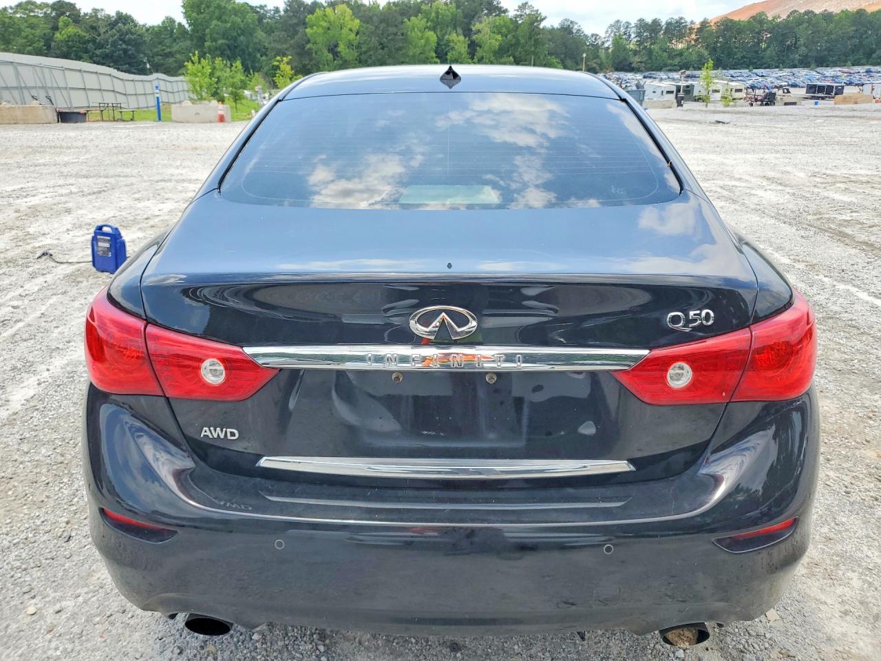 2014 Infiniti Q50 Premium Black vin: JN1BV7AR8EM693631