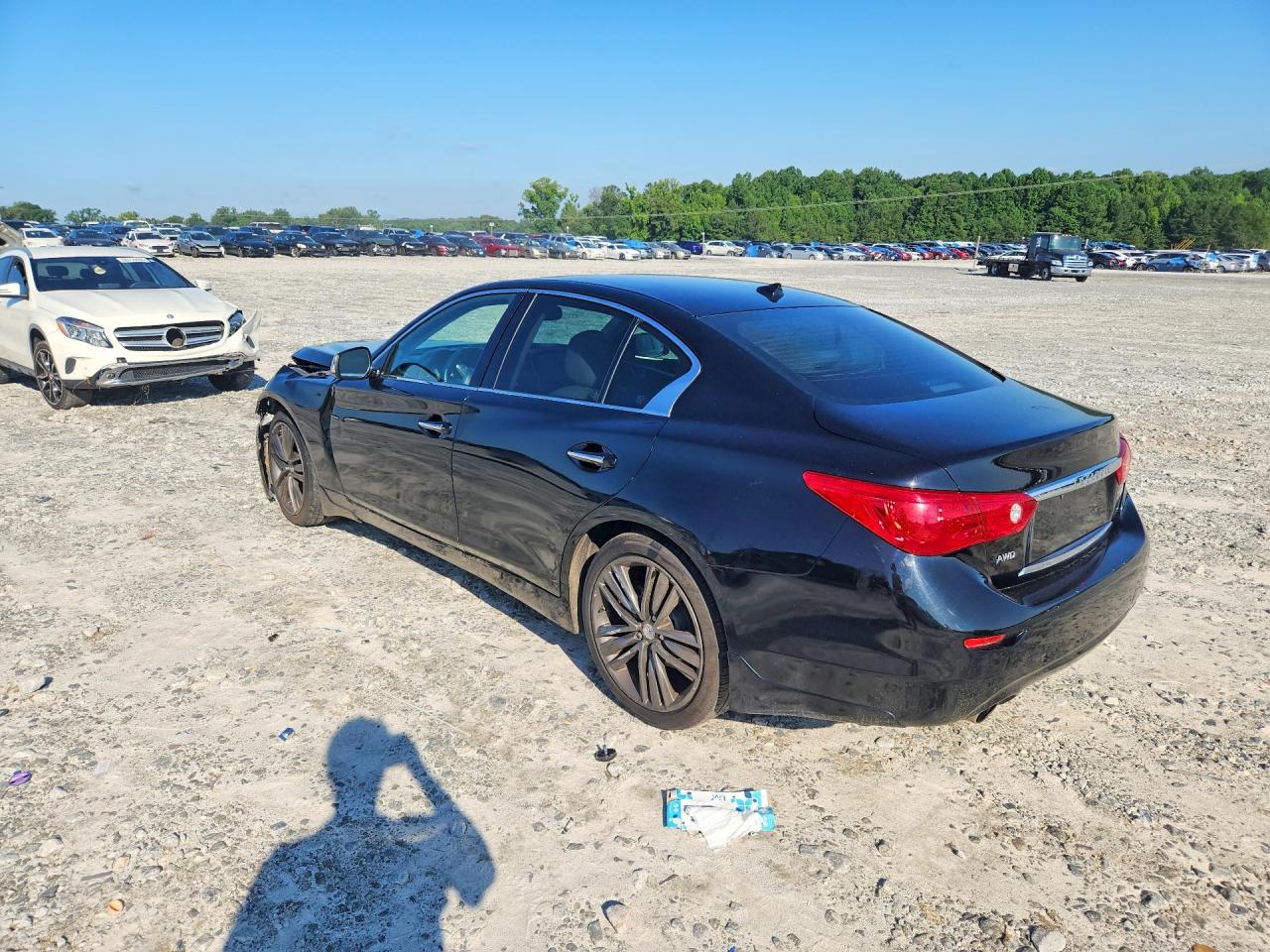 2014 Infiniti Q50 Premium Black vin: JN1BV7AR8EM697985