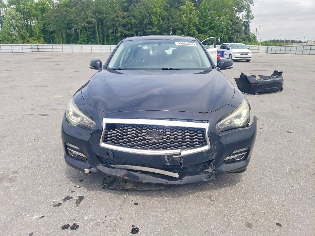 2014 Infiniti Q50 Base Черный vin: JN1BV7AR8EM698229