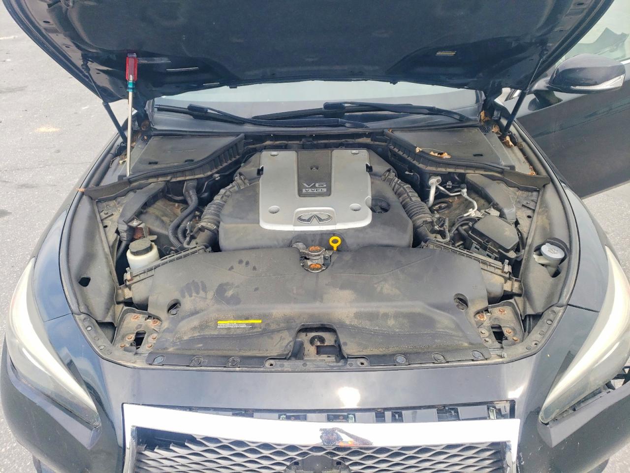 2014 Infiniti Q50 Base Черный vin: JN1BV7AR8EM698229
