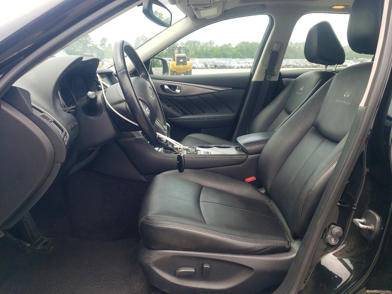 2014 Infiniti Q50 Base Черный vin: JN1BV7AR8EM698229