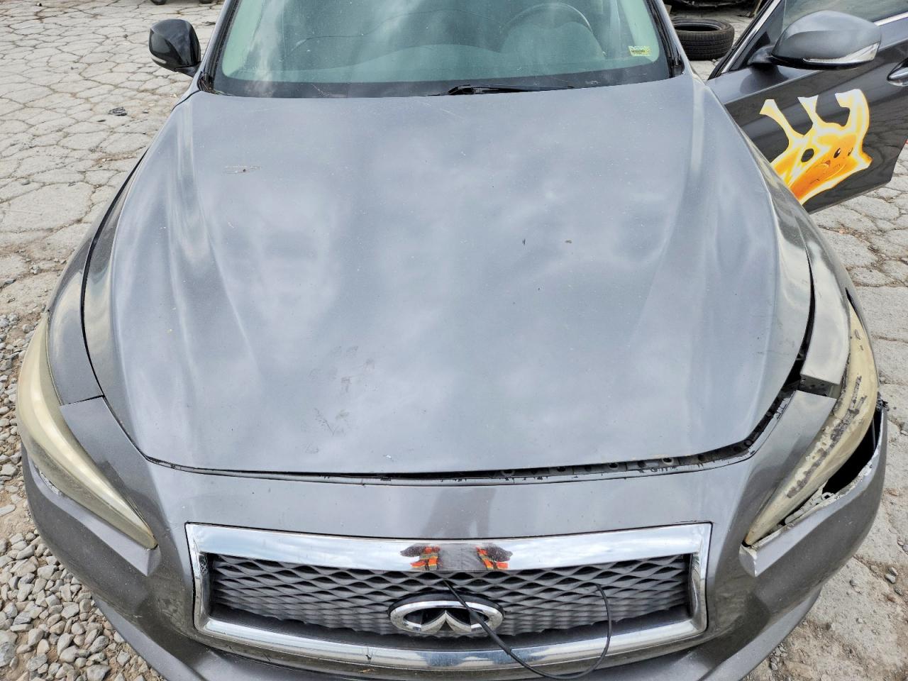 2014 Infiniti Q50 Premium Gray vin: JN1BV7AR8EM703333