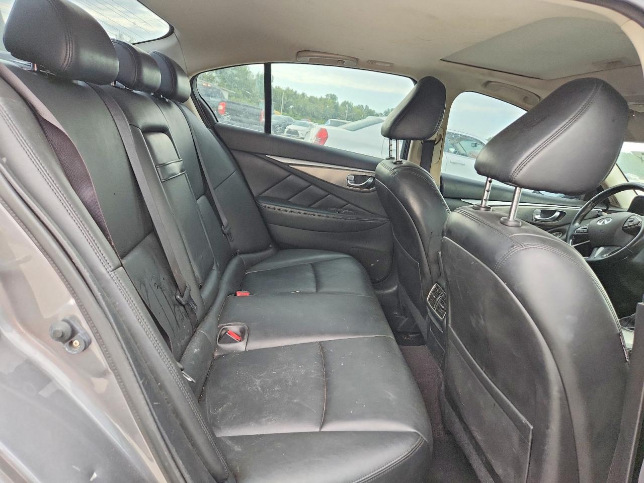 2014 Infiniti Q50 Premium Gray vin: JN1BV7AR8EM703333
