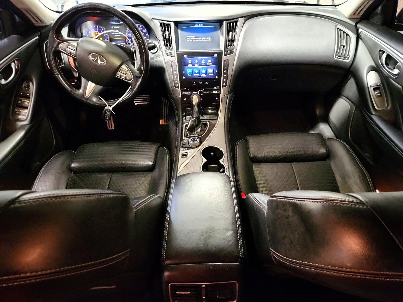 2014 Infiniti Q50 Sport Silver vin: JN1BV7AR8EM706278