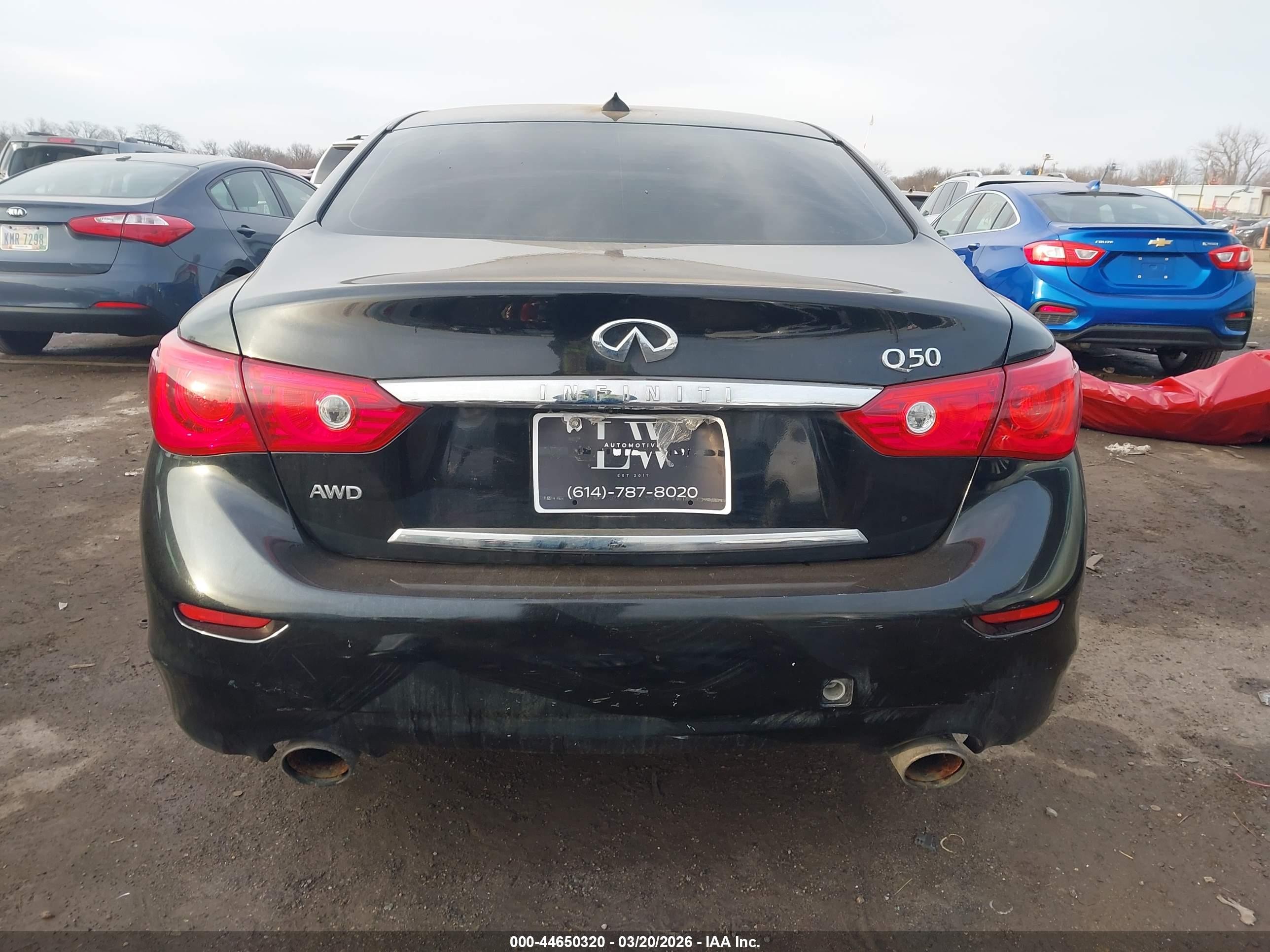 2015 Infiniti Q50 Premium Black vin: JN1BV7AR8FM401994