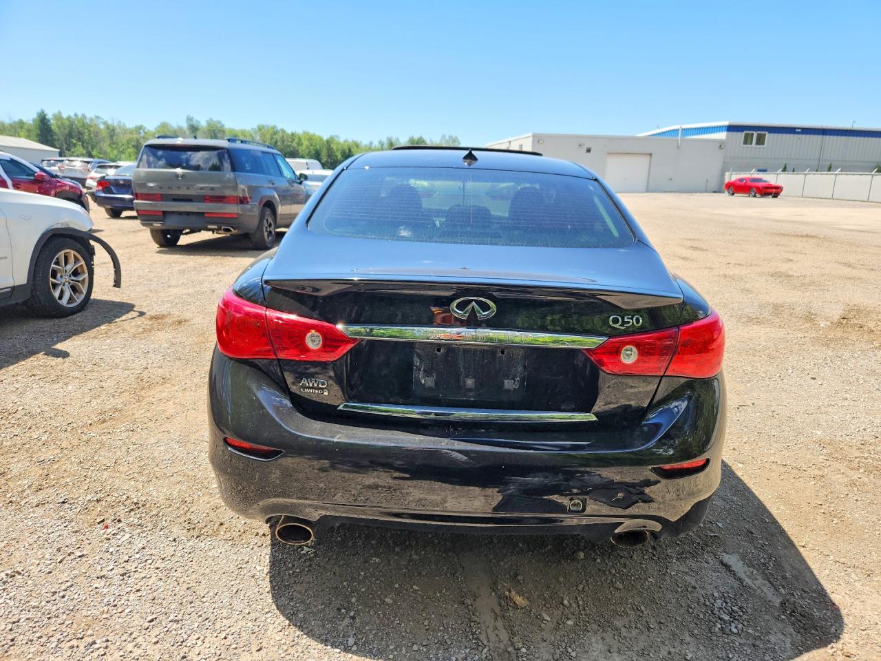 2015 Infiniti Q50 Base Black vin: JN1BV7AR8FM404569
