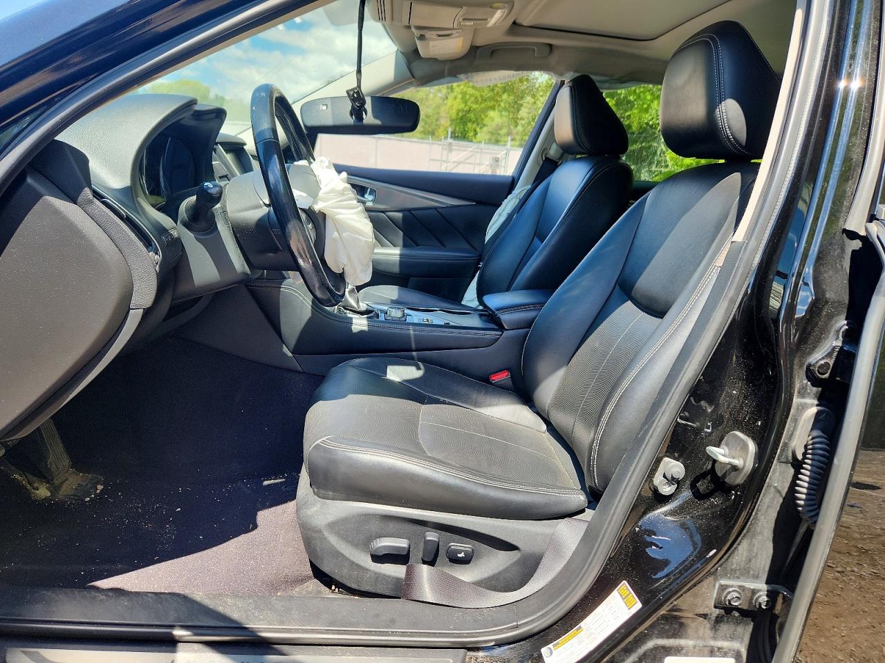 2015 Infiniti Q50 Base Black vin: JN1BV7AR8FM404569