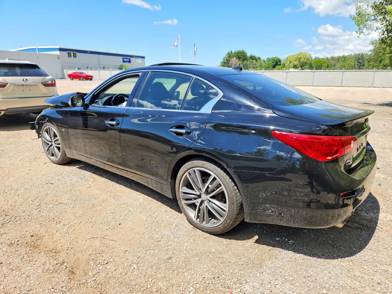 2015 Infiniti Q50 Base Black vin: JN1BV7AR8FM404569