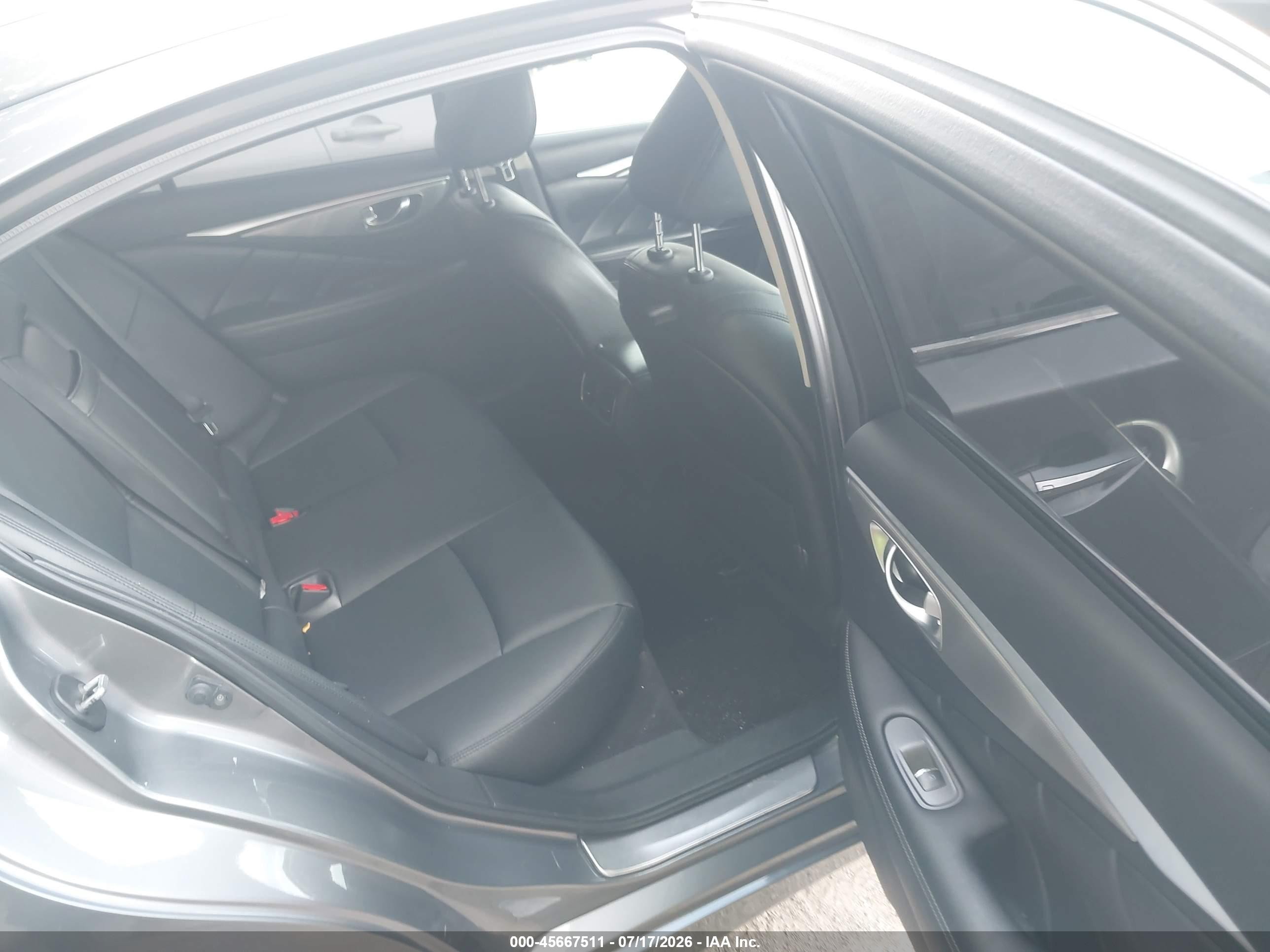 2015 Infiniti Q50 Premium Gray vin: JN1BV7AR8FM408122
