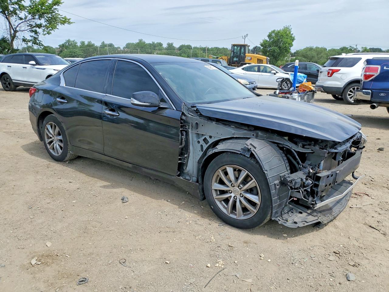 2015 Infiniti Q50 Premium Black vin: JN1BV7AR8FM409030