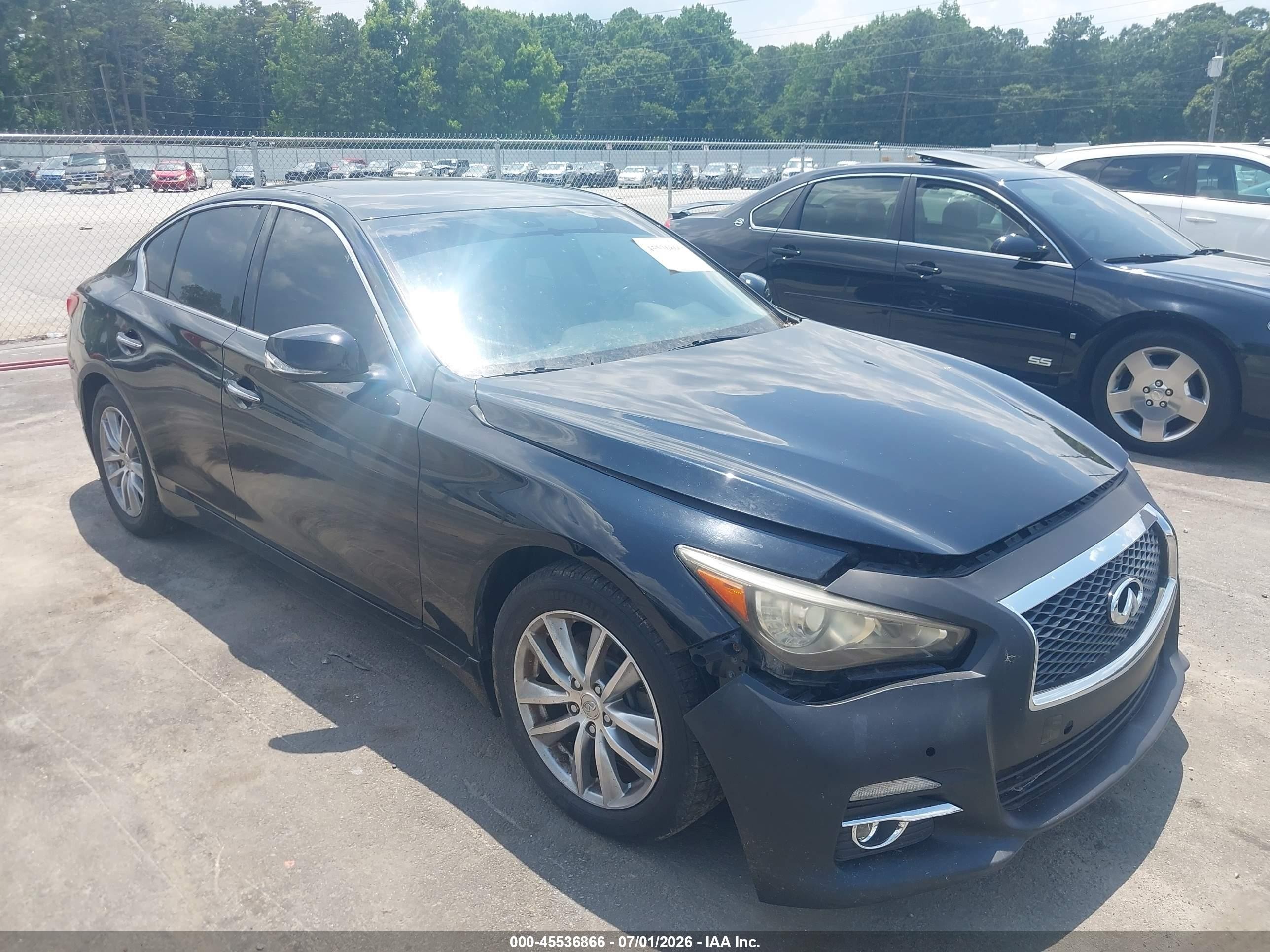 2015 Infiniti Q50 Premium Black vin: JN1BV7AR8FM409139