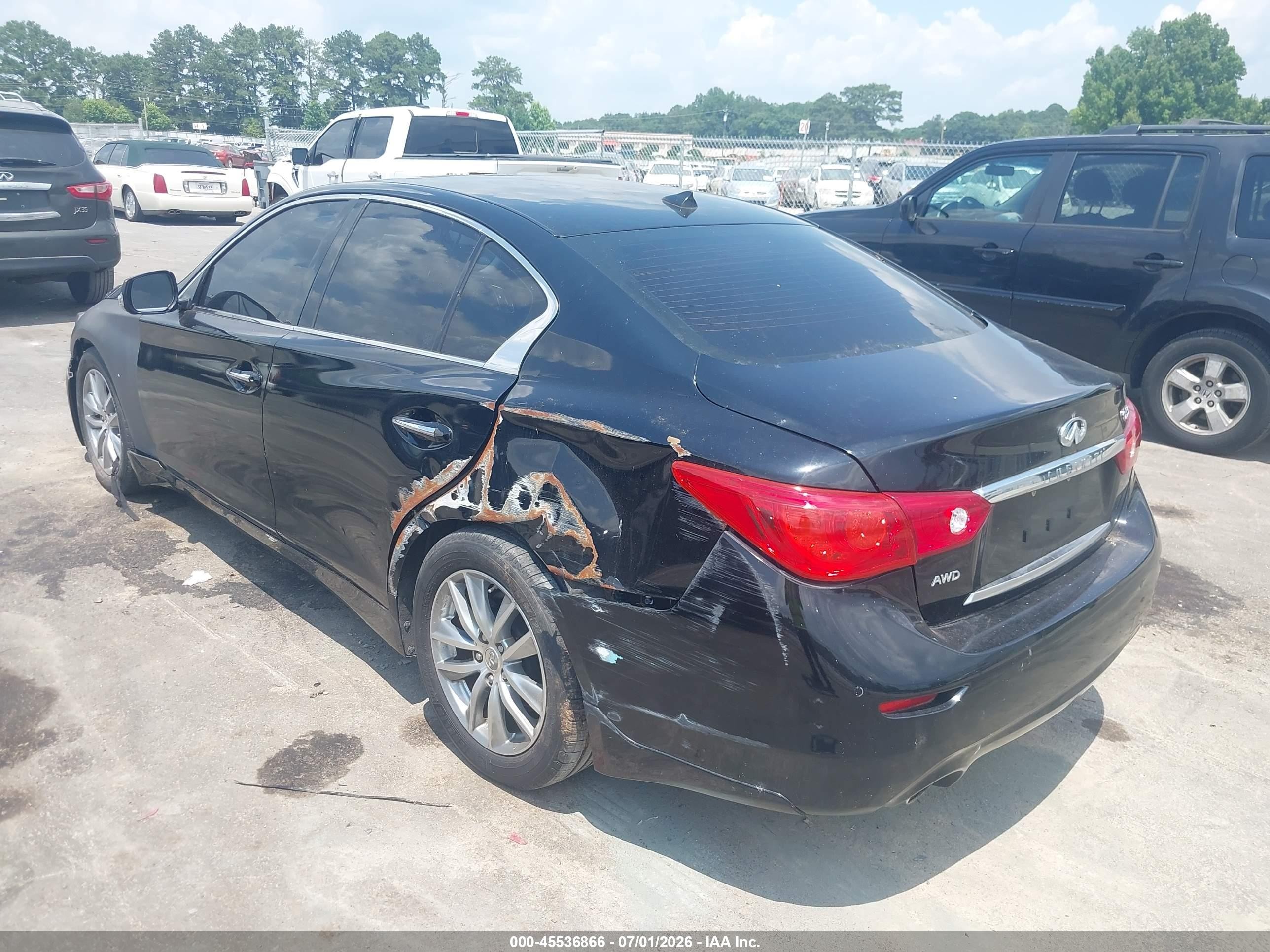 2015 Infiniti Q50 Premium Black vin: JN1BV7AR8FM409139