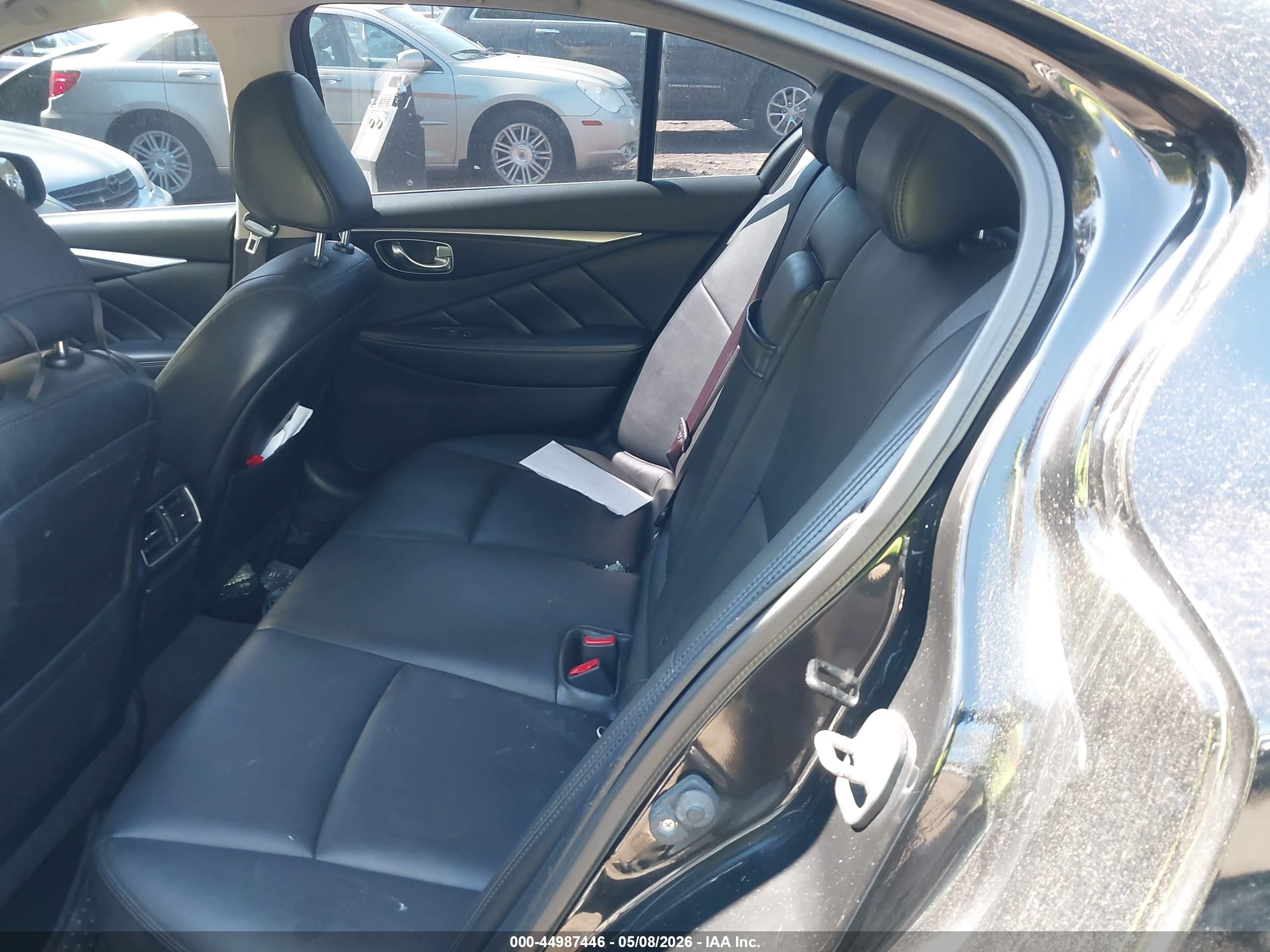 2015 Infiniti Q50   Черный vin: JN1BV7AR8FM411098
