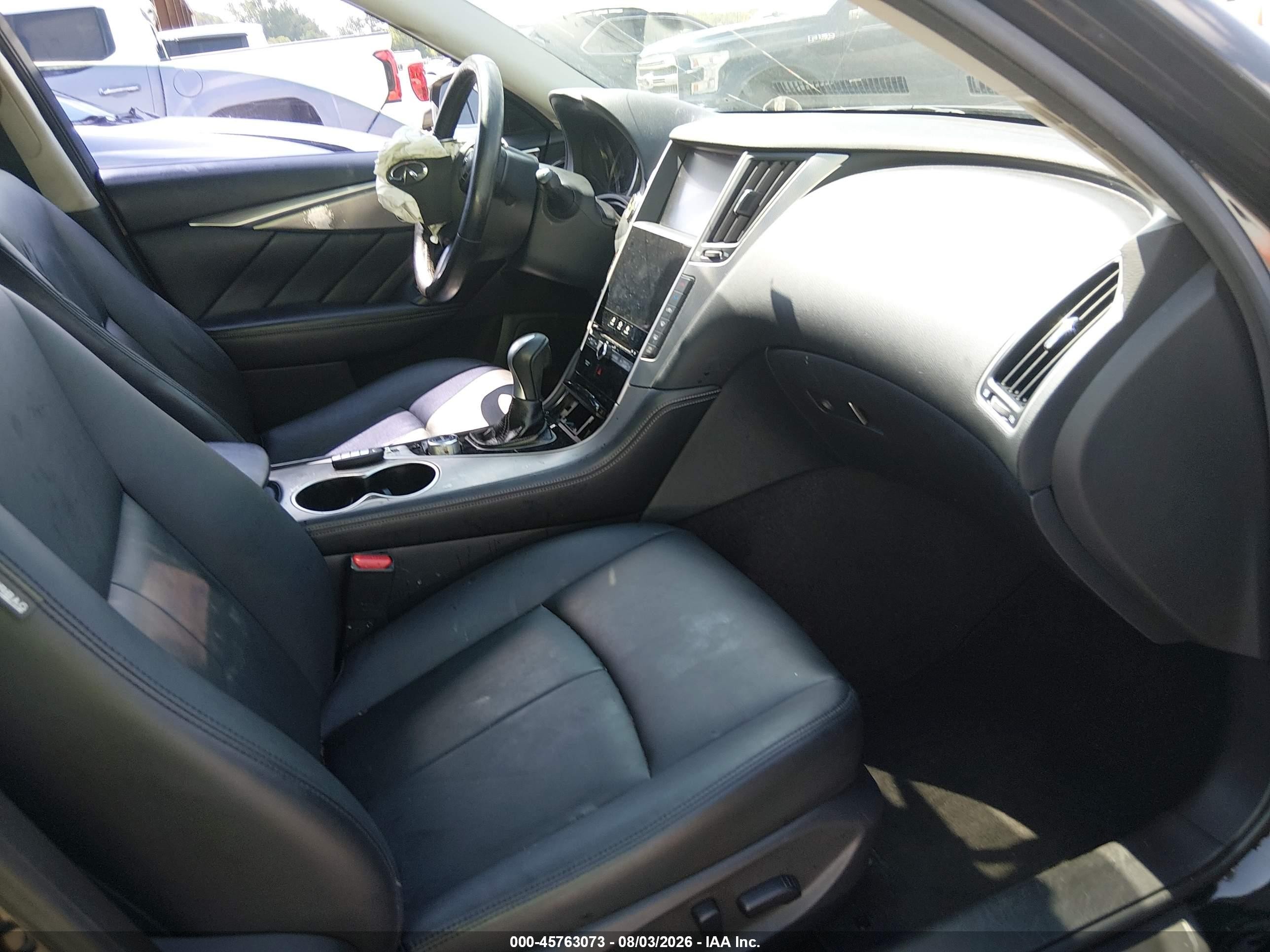 2015 Infiniti Q50   Black vin: JN1BV7AR8FM423798