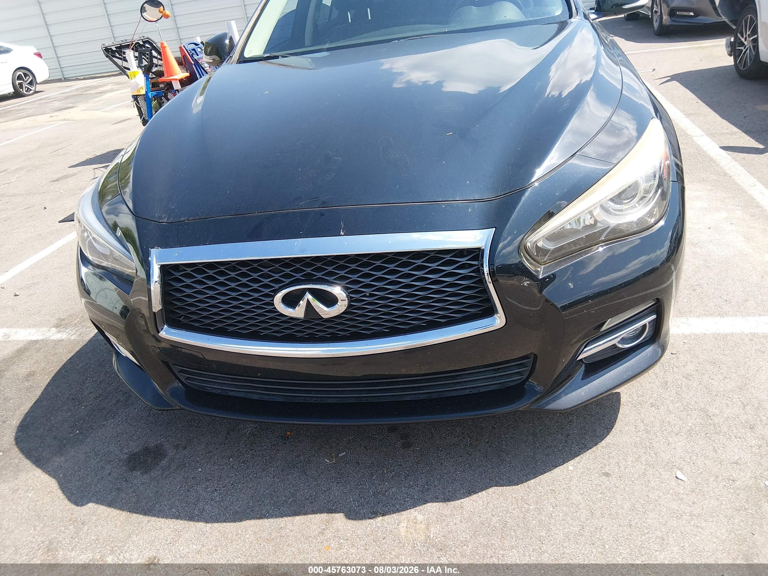 2015 Infiniti Q50   Black vin: JN1BV7AR8FM423798