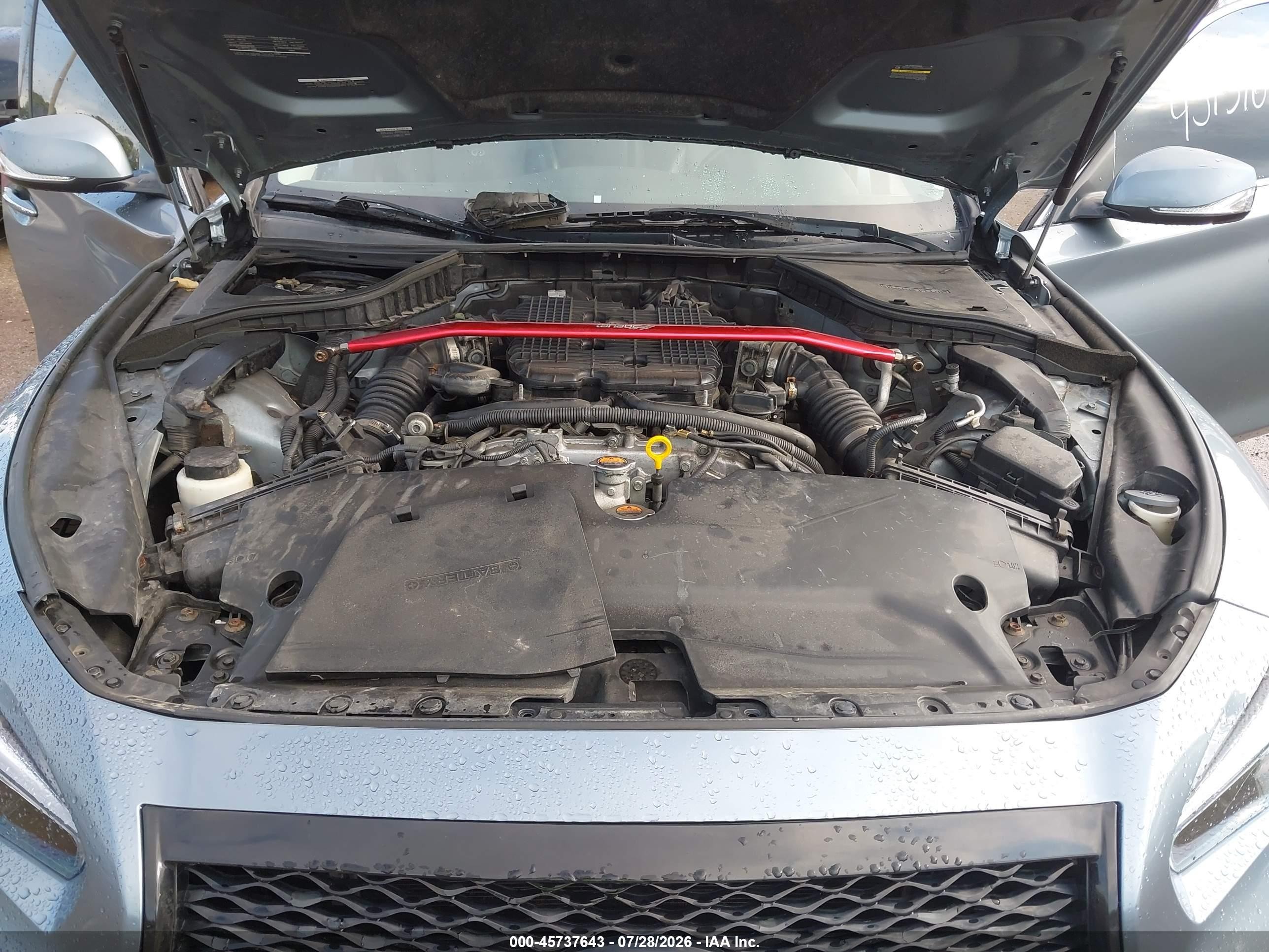 2014 Infiniti Q50 Sport Light Blue vin: JN1BV7AR9EM682072