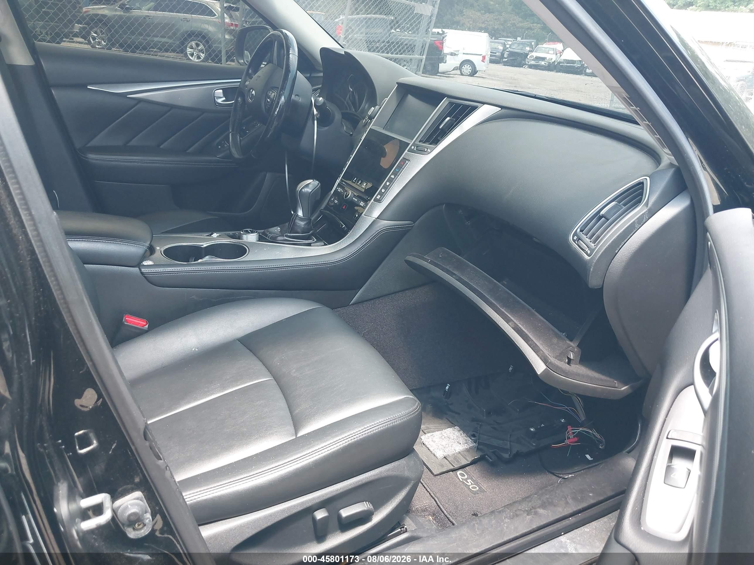 2014 Infiniti Q50 Premium Black vin: JN1BV7AR9EM684419