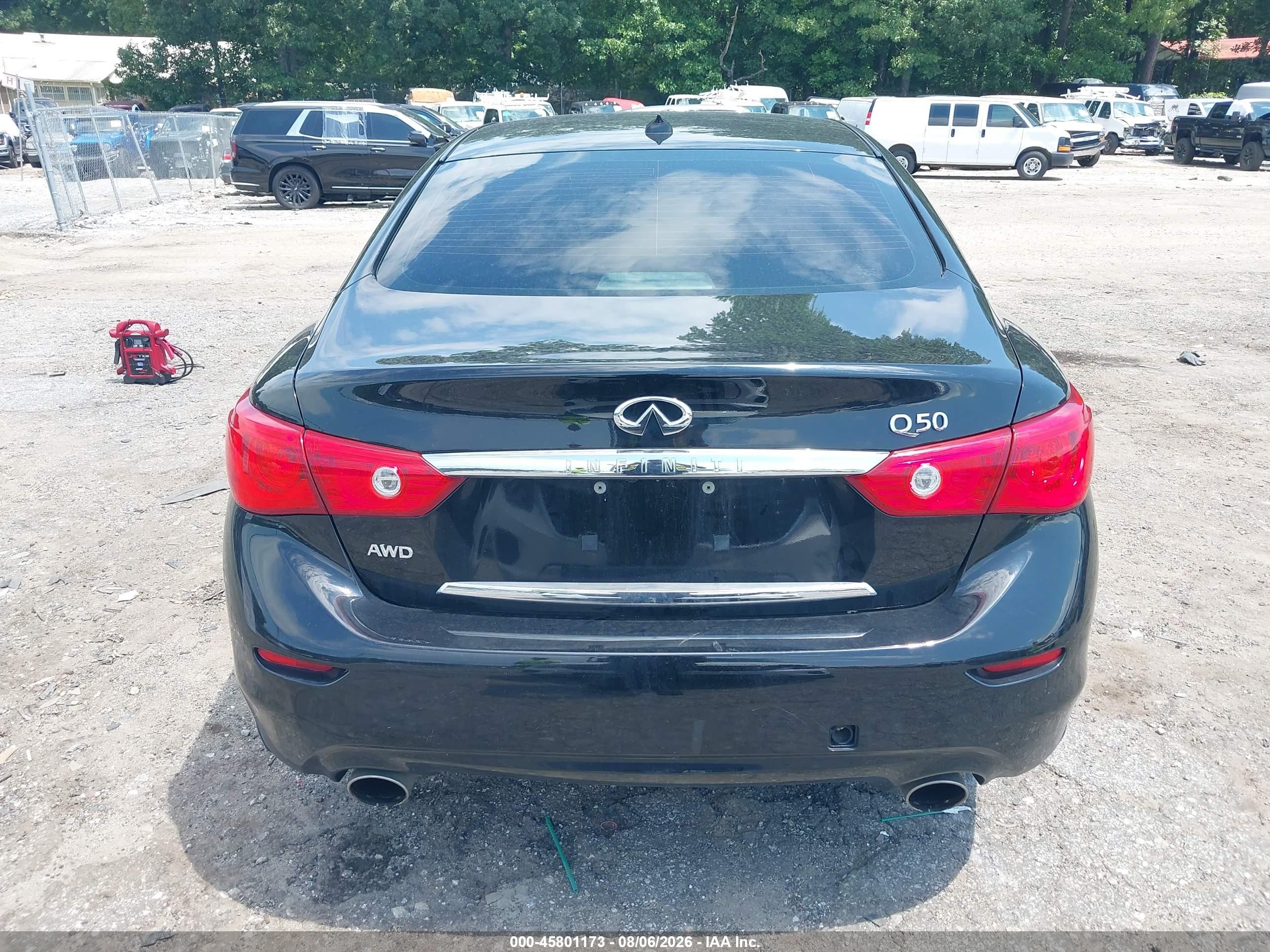 2014 Infiniti Q50 Premium Black vin: JN1BV7AR9EM684419