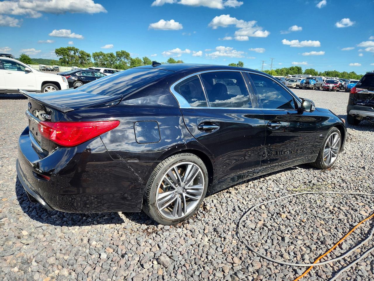 2014 Infiniti Q50 Base Black vin: JN1BV7AR9EM684906